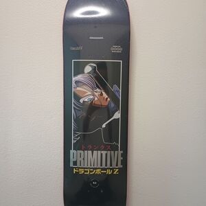 Primitive Black and Blue Anime Skateboard Deck